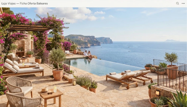 Resorts y hoteles de 4 y 5 estrellas en Baleares